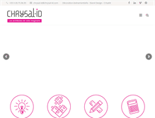 Tablet Screenshot of chrysal-id.com